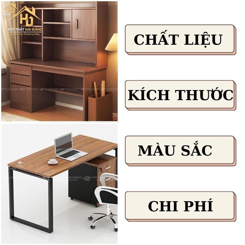 tiêu chí chọn bàn làm việc