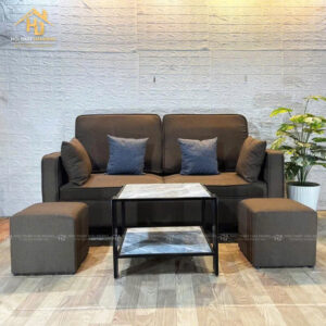 Bộ Sofa Hiện Đại Giá Tại Kho (2 Màu) 3 bo safa nau