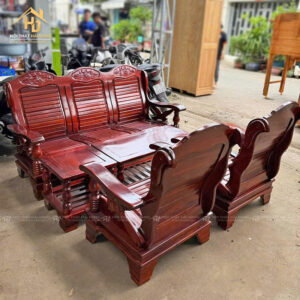 Bộ Salon Gỗ Đài Loan Bền Đẹp Cho Phòng Khách 2 bo salon go 5