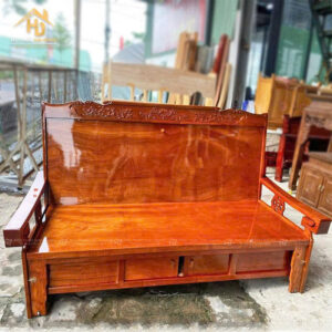 Trường Kỷ Gỗ Quỷnh 1m2 x 2m Chạm Hoa Văn 2 bo truong ky 3