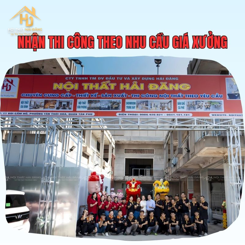 Nội Thất Hải Đăng thi công giá xưởng