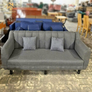 Sofa Băng Bọc Vải Xám Hiện Đại Giá Tốt