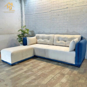 Bộ Sofa Góc Chữ L Thời Thượng Giá Tại Kho (2 Màu) 2 sofa L pha mau 1