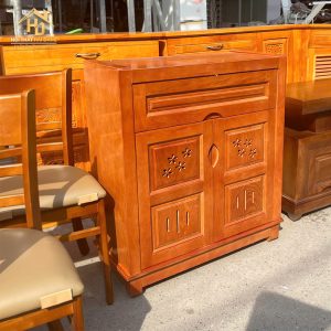 Tủ Giày Gỗ Màu Cánh Gián Thông Minh 5 tủ giày 2 cánh
