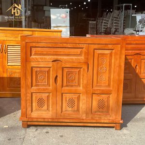 Tủ Giày Gỗ 3 Cánh Màu Cánh Gián Sang Trọng 3 tu giay 3 canh 2