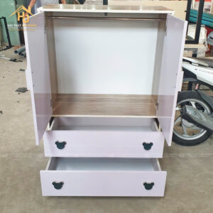 Tủ Áo Nhựa Trẻ Em 2 Cánh Dễ Thương (Nhiều Màu) 2 tu quan ao 16 1