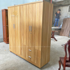 Tủ Quần Áo Gỗ MDF 4 Cánh Kéo Tiện Lợi 3 tu quan ao 3 2