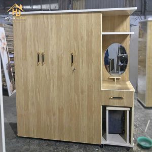Tủ Áo Nhựa 3 Cánh Kèm Bàn Trang Điểm Hiện Đại 5 tu quan ao 3 canh co ban trang diem 2