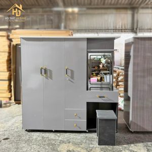 Tủ Áo Nhựa 3 Cánh Kèm Bàn Trang Điểm Hiện Đại 7 tu quan ao nhua 3 canh co ban trang diem 2