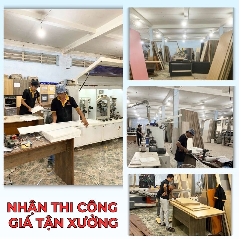 thi công giá xưởng 