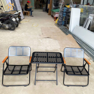 Bộ Bàn Ghế Cafe Mini Gấp Gọn Tiện Lợi