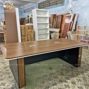 Bàn Họp Gỗ MDF Chống Trầy Thiết Kế Hiện Đại