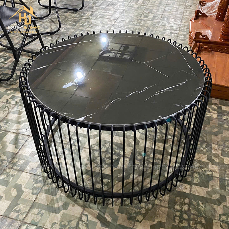 Bàn Trà Lồng Chim Mặt Vân Mây, Chân Kim Loại (Nhiều Màu) ban-sofa-15 Bàn Trà Lồng Chim Mặt Vân Mây, Chân Kim Loại (Nhiều Màu)