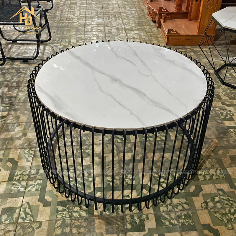 Bàn Trà Lồng Chim Mặt Vân Mây, Chân Kim Loại (Nhiều Màu) ban-sofa-18 Bàn Trà Lồng Chim Mặt Vân Mây, Chân Kim Loại (Nhiều Màu)