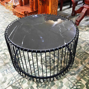 Bàn Trà Lồng Chim Mặt Vân Mây, Chân Kim Loại (Nhiều Màu) 2 ban sofa 9