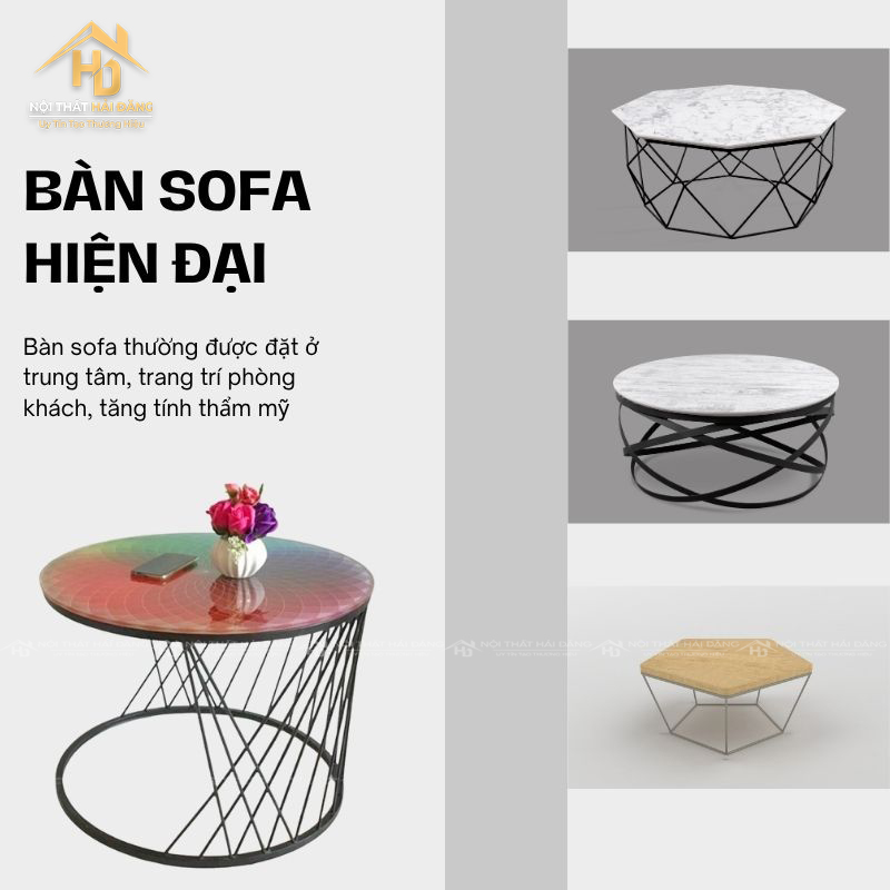 vai trò của bàn sofa
