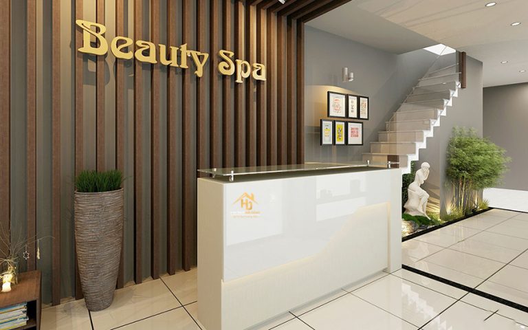 quầy lễ tân cho spa