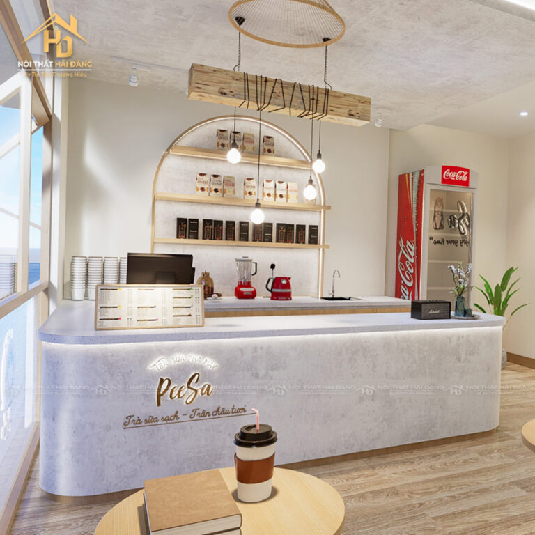 quầy pha chế cà phê