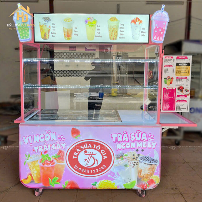 quầy take away trà sữa