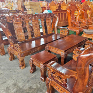 Bộ Ghế Salon Gỗ Phúc Lộc Thọ Sang Trọng