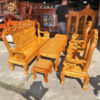 Bộ salon gỗ gõ tay 8