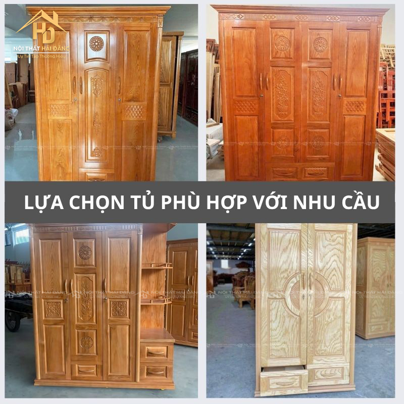 nhu cầu sử dụng tủ