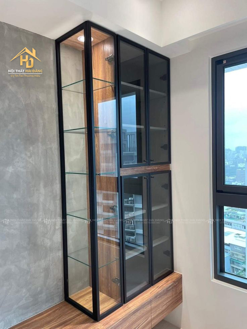 tủ hồ sơ bằng kính