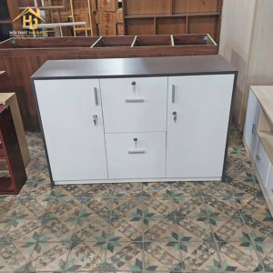 Tủ Hồ Sơ Gỗ MDF 1M2 x 70cm 4 Ngăn Tiện Lợi