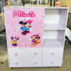 Tủ Quần Áo Trẻ Em Nhựa Họa Tiết Minnie Dễ Thương