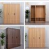 Tủ Quần Áo Cửa Lùa 3 Cánh Hiện Đại (Nhiều Màu)