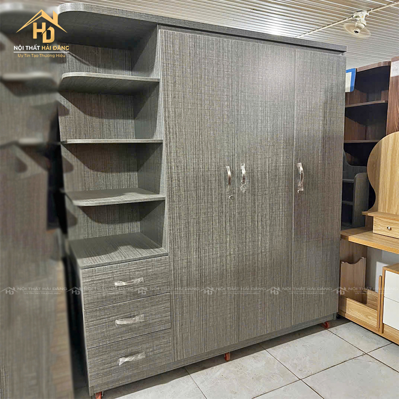 Tủ Quần Áo Gỗ 3 Cánh Liền Kệ (Nhiều Màu) tu-quan-ao-hai-dang-1 Tủ Quần Áo Gỗ 3 Cánh Liền Kệ (Nhiều Màu)