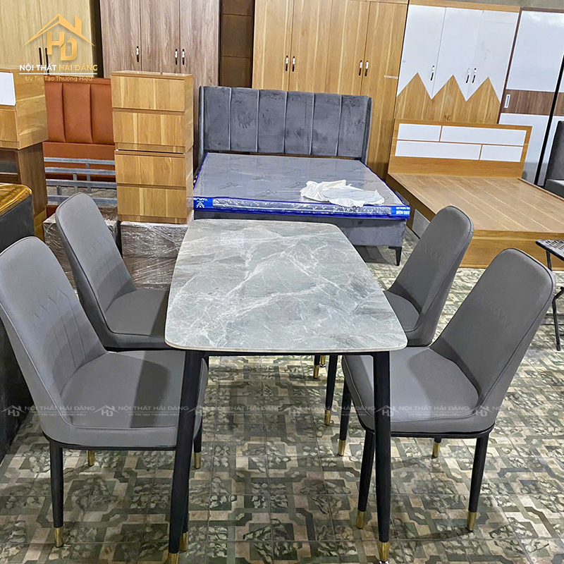Bộ Bàn Ăn Mặt Đá 4 Ghế Bọc Da Hiện Đại ban-an-gia-dinh-14 Bộ Bàn Ăn Mặt Đá 4 Ghế Bọc Da Hiện Đại