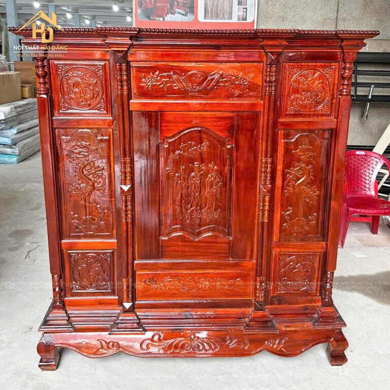 bàn thờ gia tiên gỗ