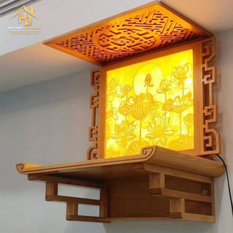 kích thước bàn thờ treo tường