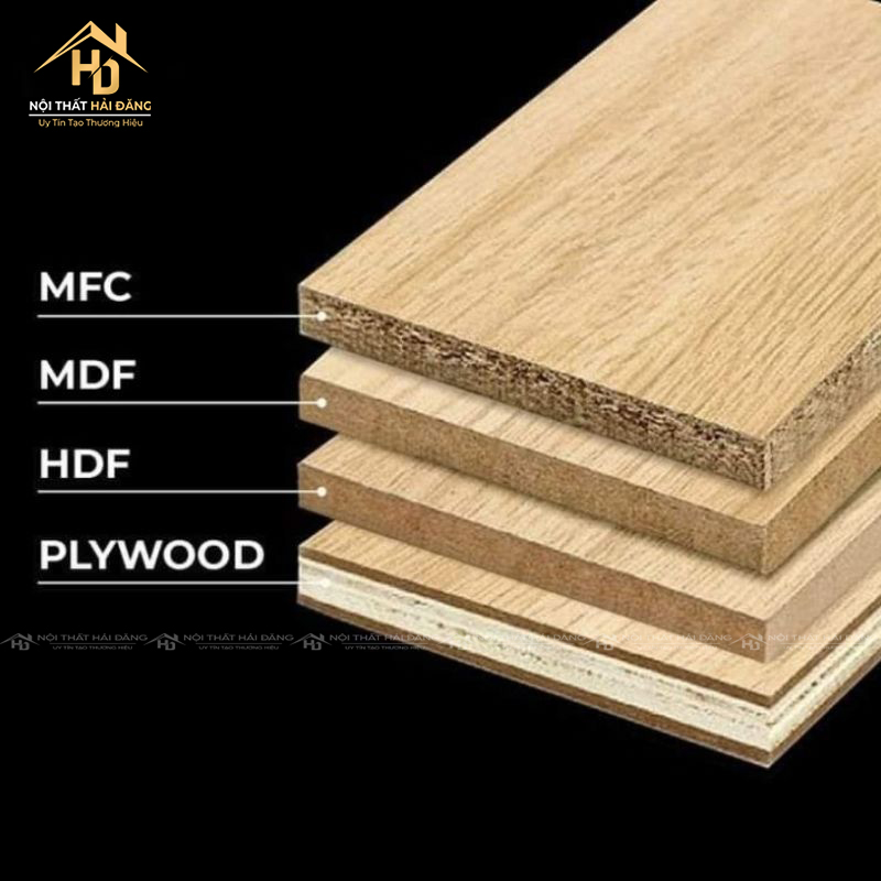 chất liệu giường gỗ công nghiệp