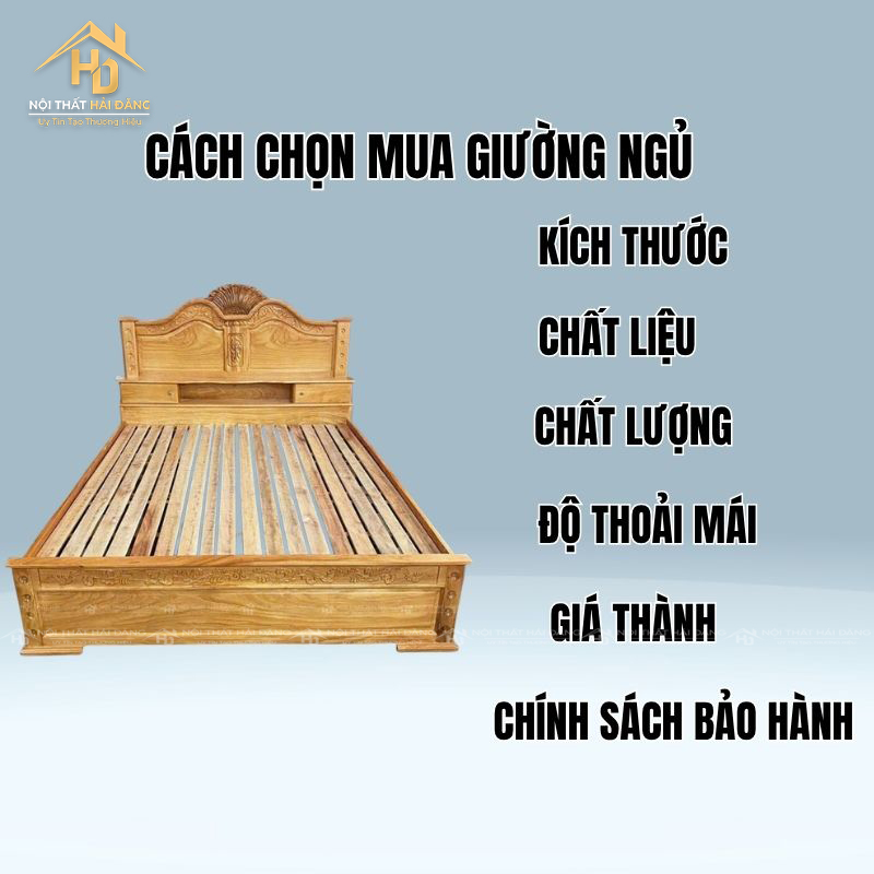 cách chọn mua giường ngủ