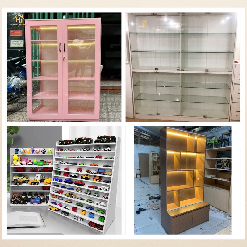 chất liệu làm tủ mô hình