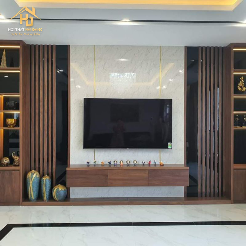 đặt chiều cao kệ tivi thích hợp