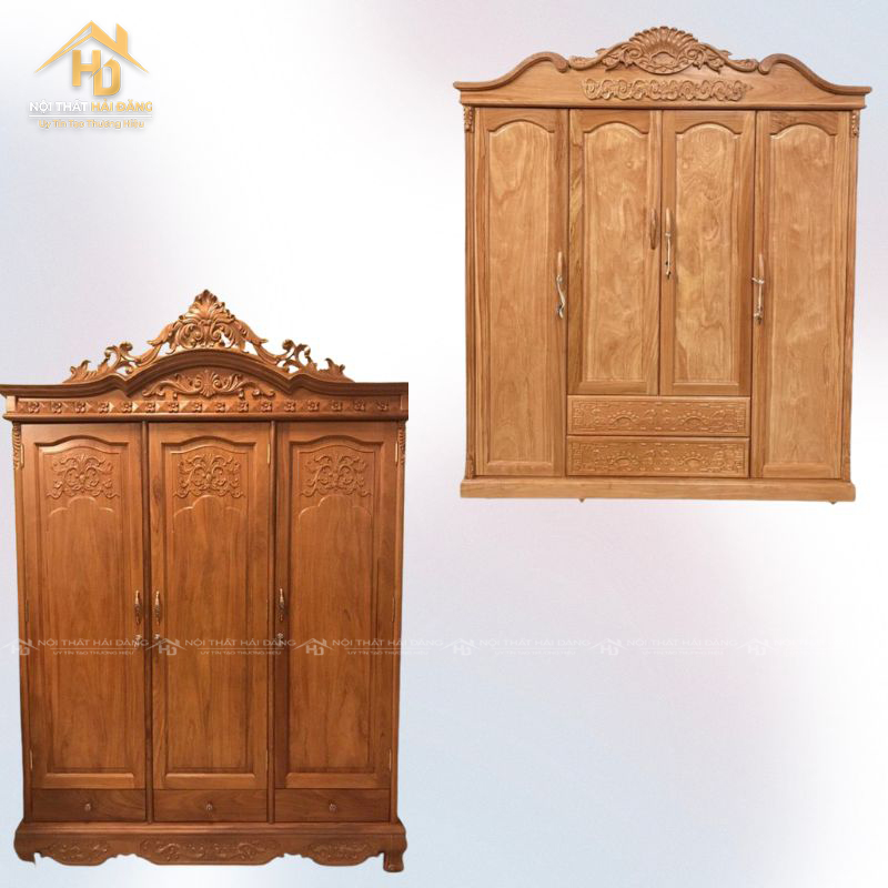 các mẫu tủ quần áo tân cổ điển