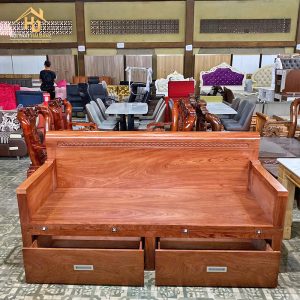 Giường Gấp Gọn Gỗ Hương Đá Có Hộc Kéo Tiện Dụng 3 giuong gap gon thong minh 2