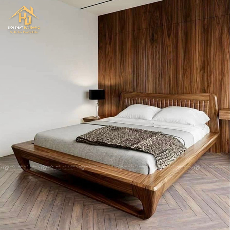 giường ngủ gỗ kiểu Nhật