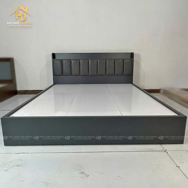 giường ngủ bọc vải nỉ