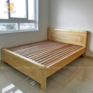 Giường Gỗ Tự Nhiên Bền Đẹp Cho Phòng Ngủ