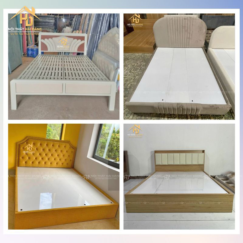 giường ngủ tân cổ điển đơn giản