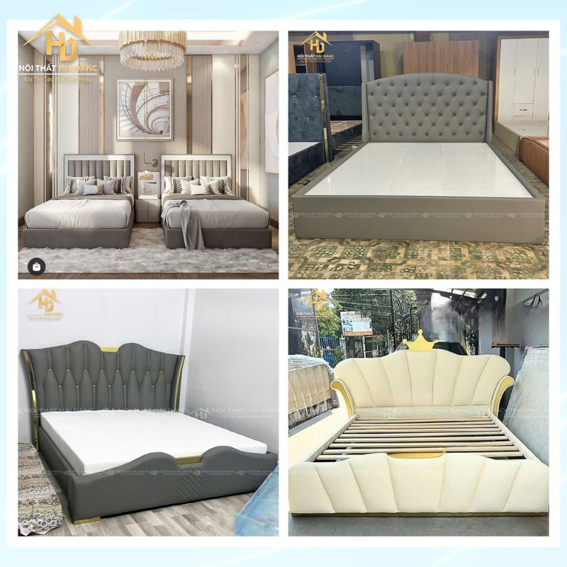 kích thước giường bọc nệm chuẩn