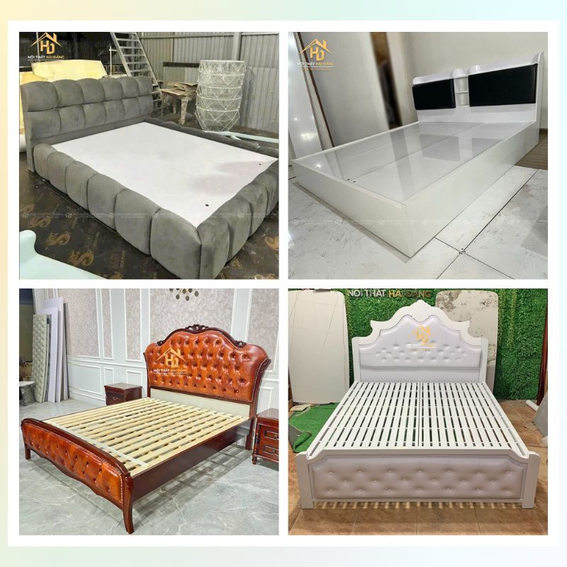 các mẫu giường bọc nệm hiện đại
