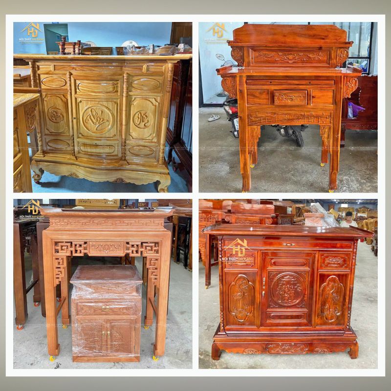 màu sắc tủ kệ thờ