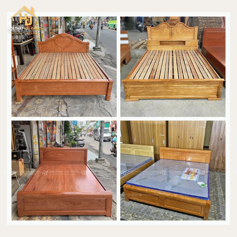 mẫu tủ giường gỗ tự nhiên