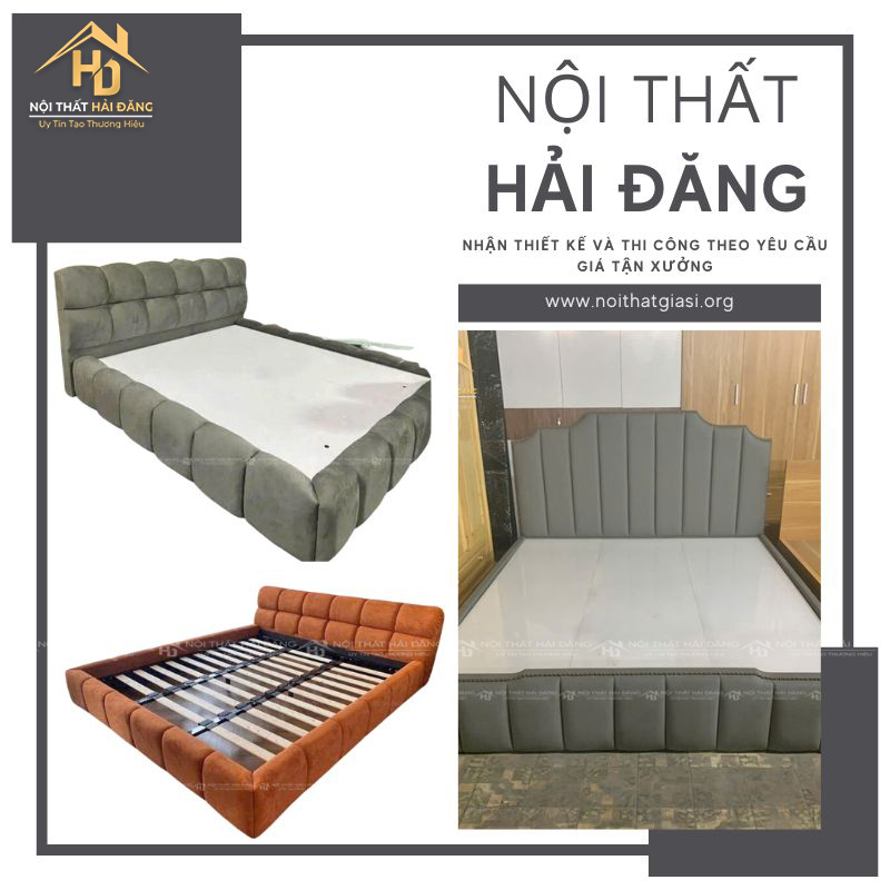 mua giường bọc nệm giá rẻ