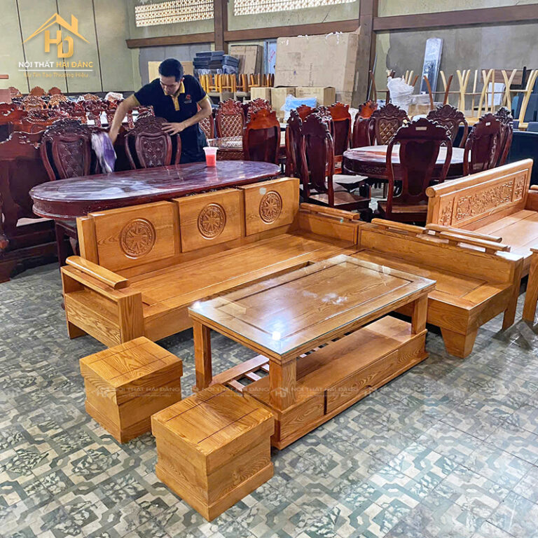 salon gỗ hương